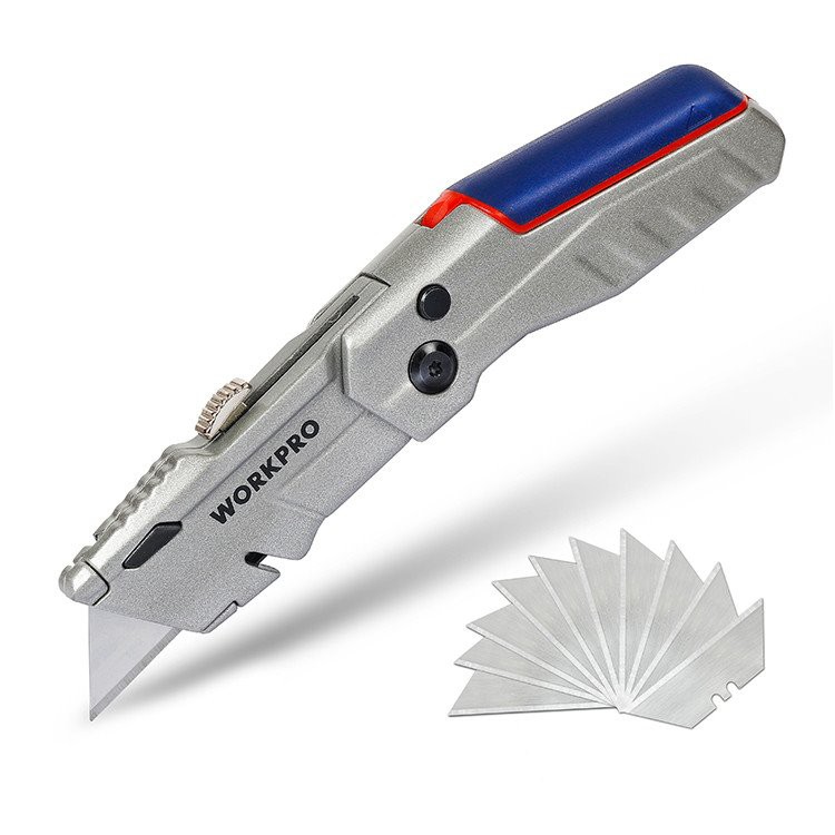 Cuchillo utilitario plegable retráctil