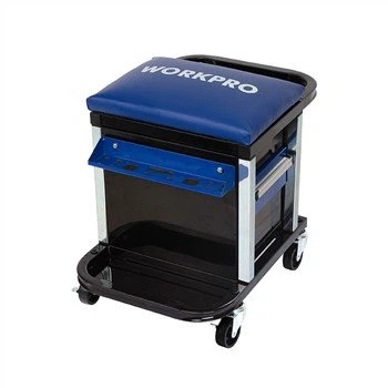 Asiento tipo creeper con almacenamiento