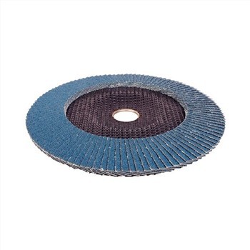 Disco de lijado de solapas para acero inoxidable