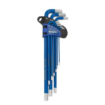 Juego de llaves hexagonales de brazo largo