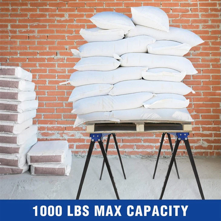 FOLDING ADJUSTABLE SAW HORSE