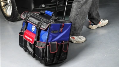 Bolsa de herramientas con ruedas resistente de 450 mm WORKPRO: la solución de...
