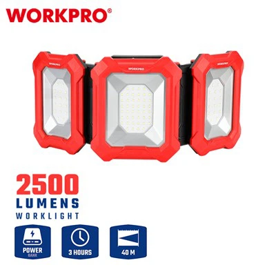 LUZ DE TRABAJO RECARGABLE DE 2500LM