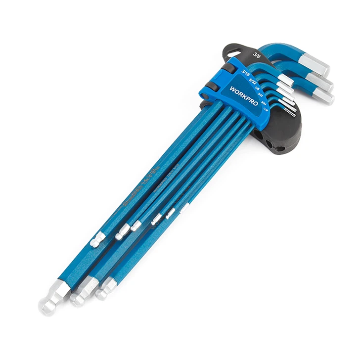 9PC LONG ARM BALL POINT HEX KEY SET(METRIC)