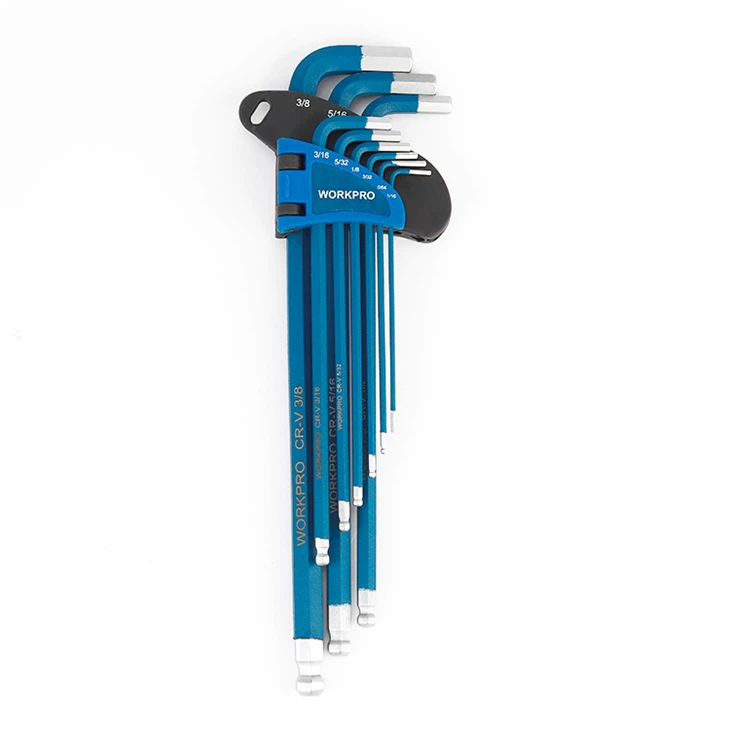 9PC LONG ARM BALL POINT HEX KEY SET(METRIC)
