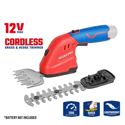 CORTADORA DE CÉSPED Y SETOS 2 EN 1 DE 12 V