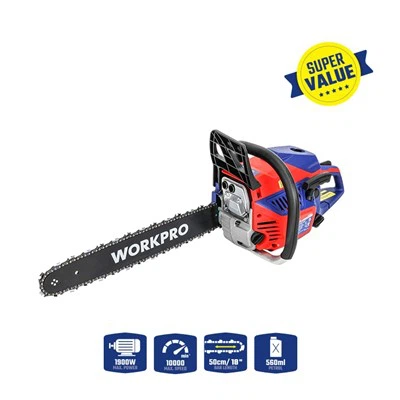 MOTOSIERRA A GASOLINA DE 18" Y 52 CC