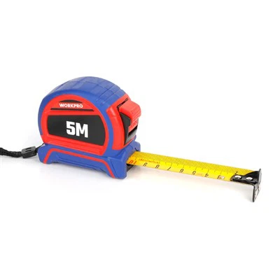 CINTA MÉTRICA MAGNÉTICA WORKPRO 3MX16MM CON HOJA RECUBIERTA DE NYLON