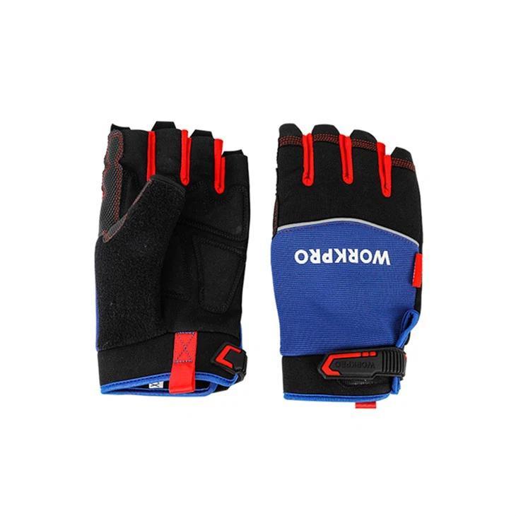 WorkPro Guantes de trabajo mecánico sin dedo - l